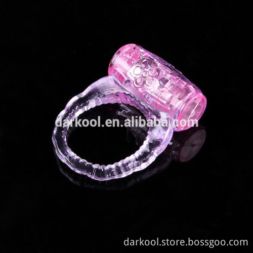 C010/Hot selling sex toy for men comfortable vibrating rubber penis cock ring